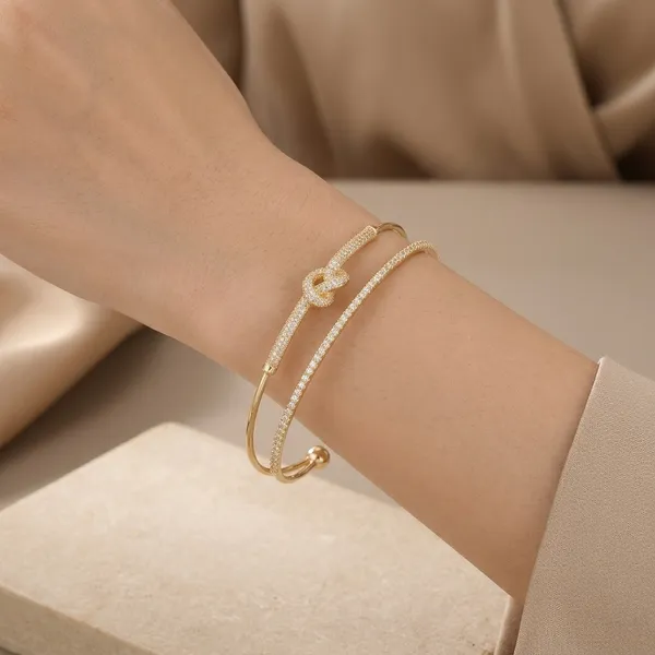 Golden_Copper_18K_Gold_Plated_Bracelet_For_Women
