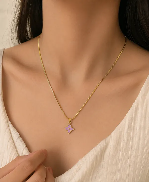 Oanvi_Lavender_Bloom_Pendant_Necklace