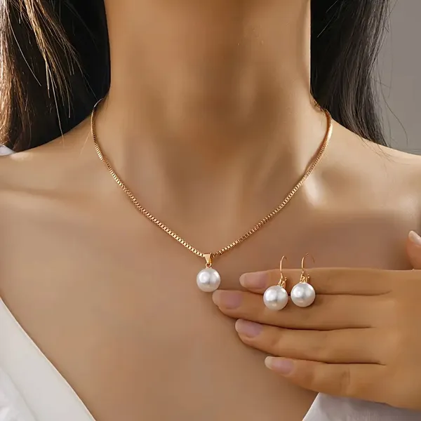 Onvi_Light_Luxury_Fashion_New_Pearl_Pendant_Set