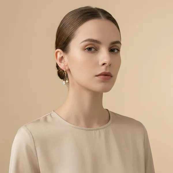 Golden_Silver_Square_Drop_Earrings_For_Women
