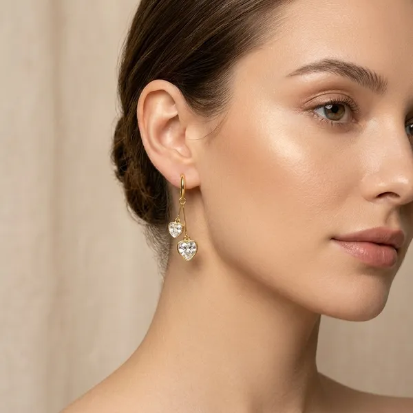 Golden_Silver_Heart_Drop_Earrings_For_Women