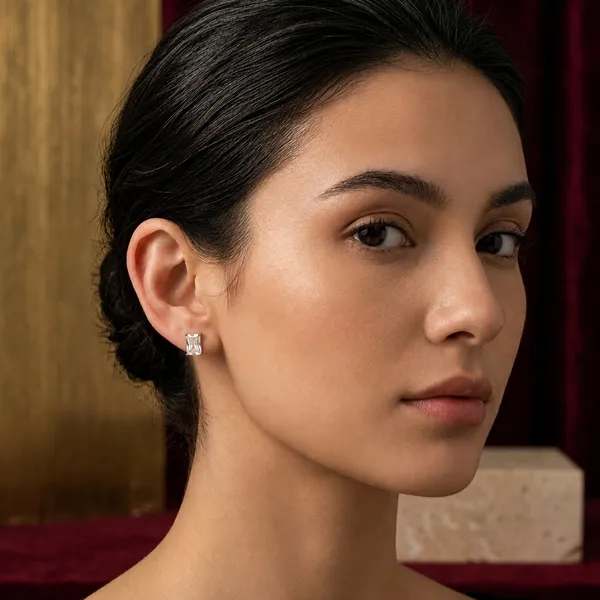 Golden_Crystal_Alloy_Anti-Tarnish_Rectangle_Ear_Studs_Set_Of_3