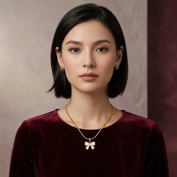 Golden_Steel_Snake_Chain_Necklace_For_Women