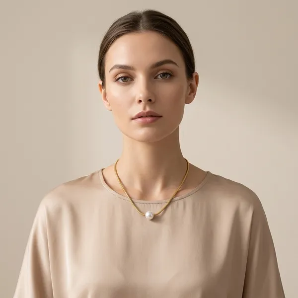 Gold_Steel_Snake_Chain_Necklace_For_Women