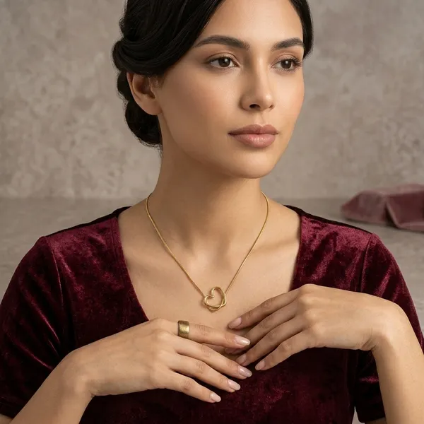 Gold_Steel_Snake_Chain_Necklace_For_Women
