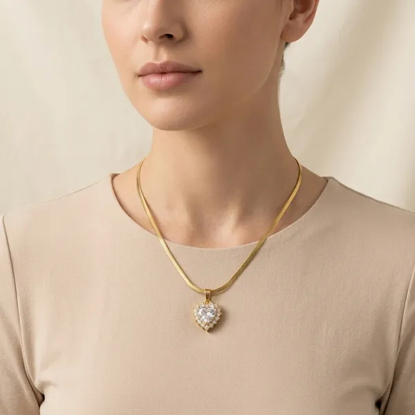 Gold_Steel_Snake_Chain_Necklace_For_Women
