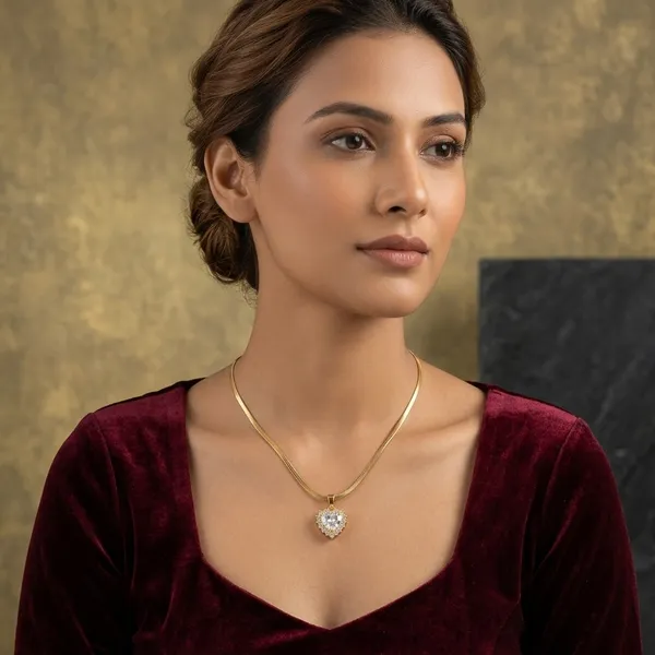 Gold_Steel_Snake_Chain_Necklace_For_Women