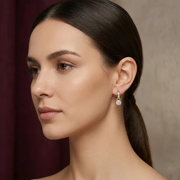 Golden_Steel_Anti-Tarnish_Diamond_Stud_Earrings_For_Women