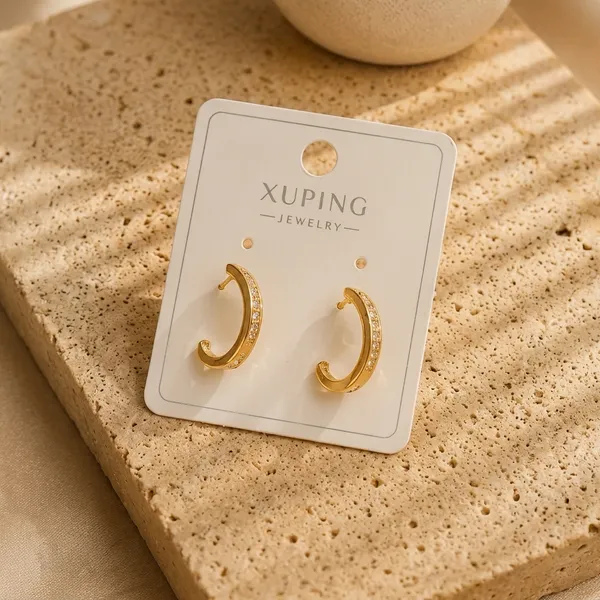 Golden_Steel_Anti-Tarnish_Round_Hoop_Earrings_For_Women