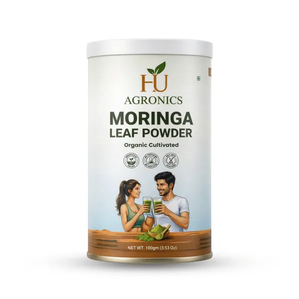 HU_Agronics_Organic_Moringa_Leaf_Powder_100G_-_Pack_of_2