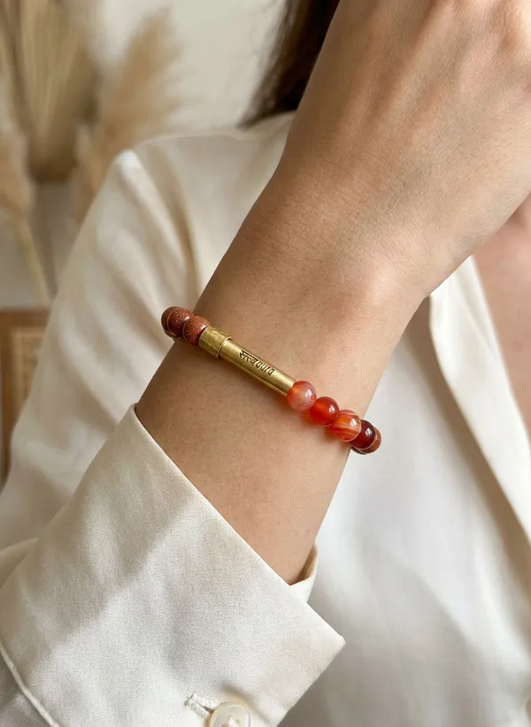Sacral_Chakra_Crystal_Bracelet_With_Manifestation_Lock