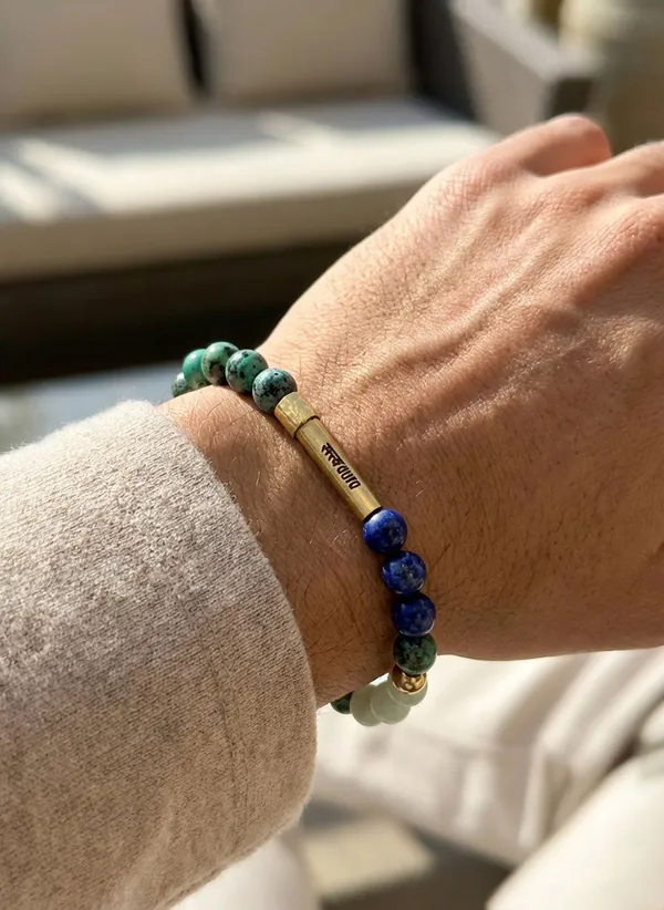 Throat_Chakra_Crystal_Bracelet_With_Manifestation_Lock