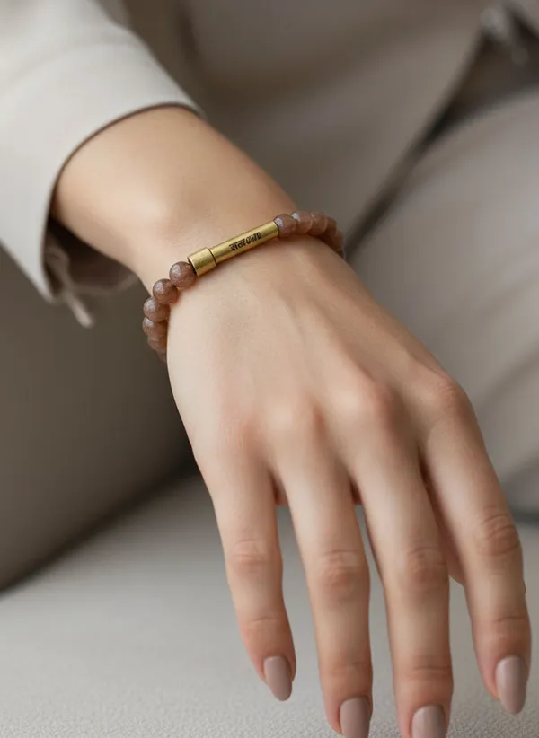 Peach_Moonstone_Crystal_Bracelet_With_Manifestation_Lock