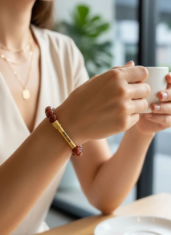 Golden_Sunstone_Crystal_Bracelet_With_Manifestation_Lock