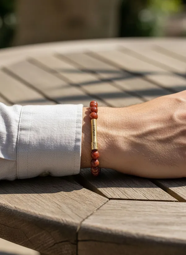 Golden_Sunstone_Crystal_Bracelet_With_Manifestation_Lock