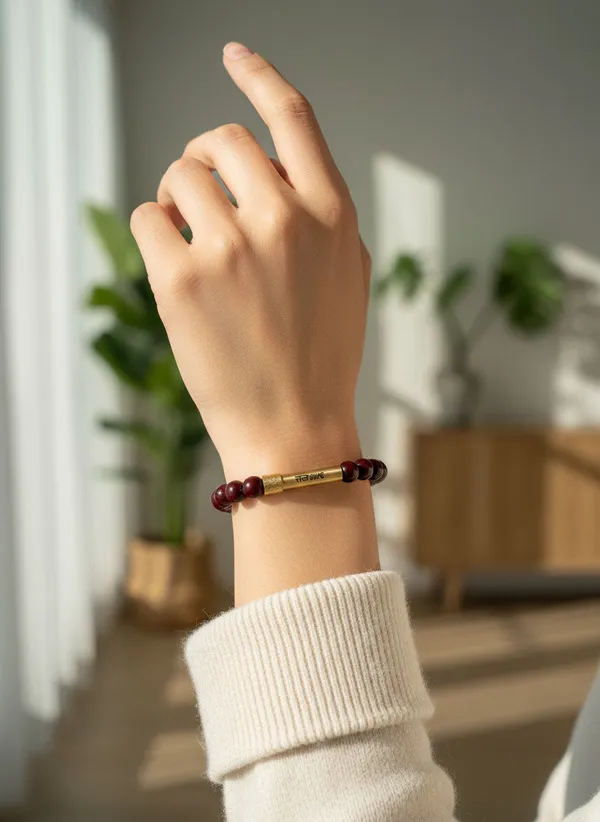 Garnet_Crystal_Bracelet_With_Manifestation_Lock