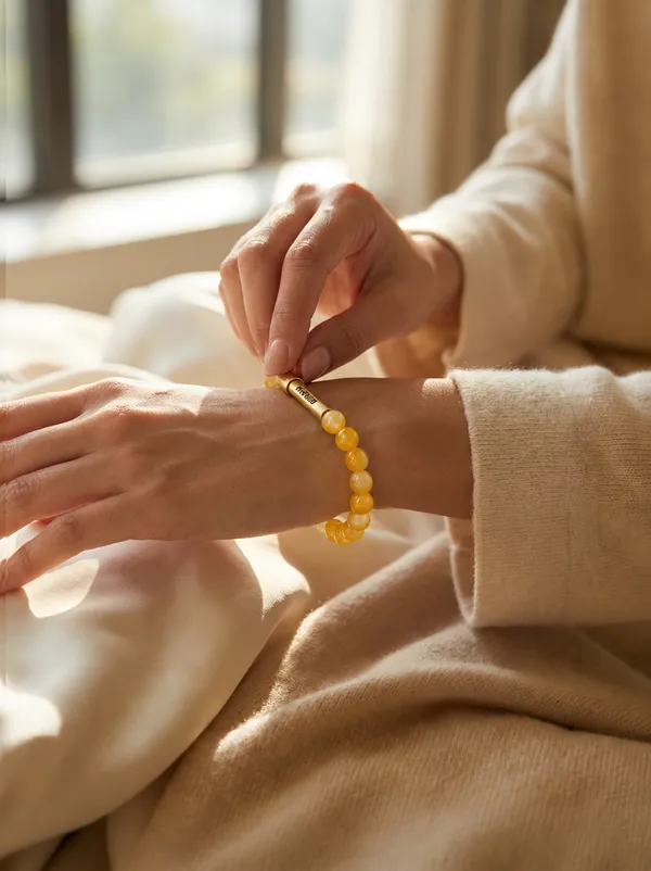 Yellow_Aventurine_Crystal_Bracelet_With_Manifestation_Lock