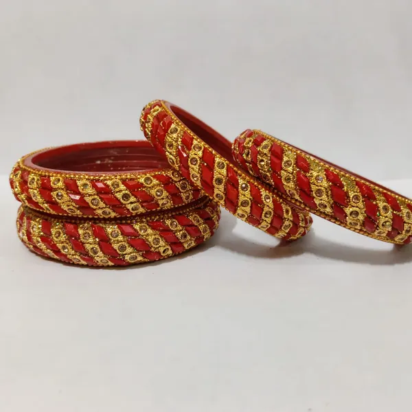 Red_And_Gold_Glass_Bangles_Set_For_Women