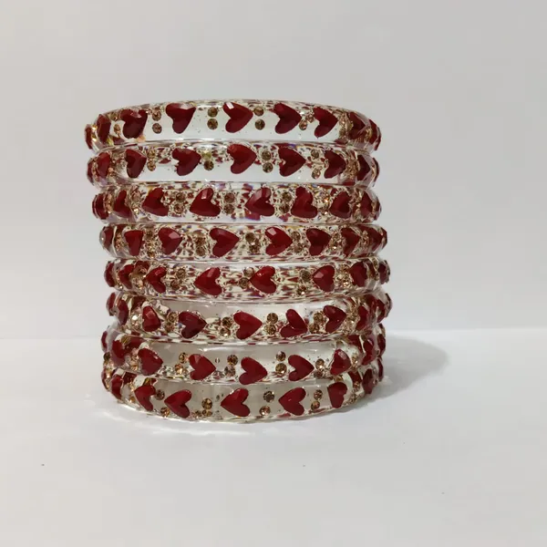 Red_Glass_Bangles_Set_For_Women