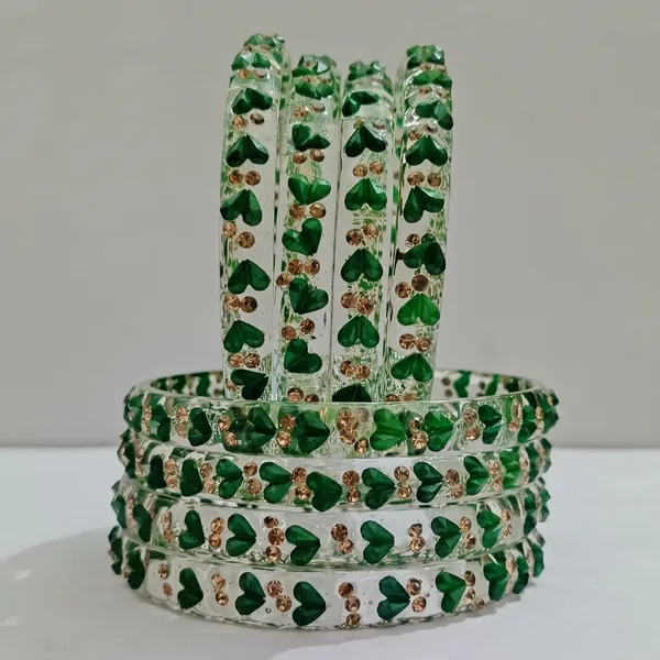 Green_Glass_Bangles_Set_For_Women