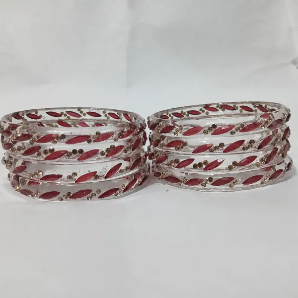 Red_And_Gold_Glass_Bangles_Set_For_Women