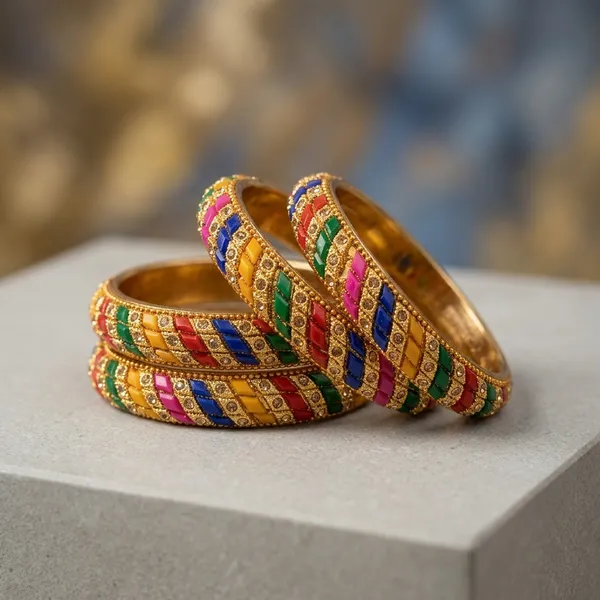 Multicolor_Glass_Bangles_Set_For_Women