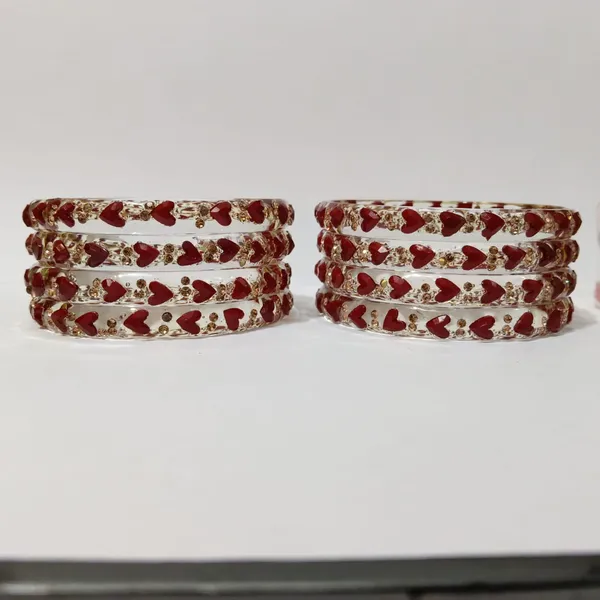 Red_Glass_Bangles_Set_For_Women