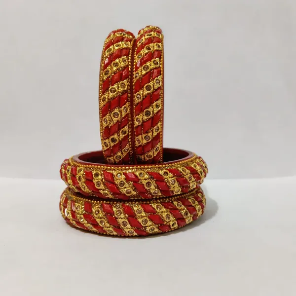 Red_And_Gold_Glass_Bangles_Set_For_Women