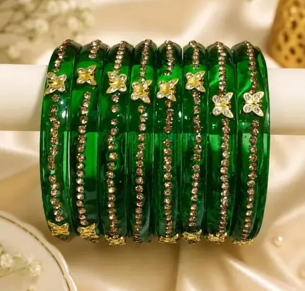 Green_Glass_Bangles_Set_For_Women