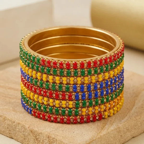 Multicolor_Glass_Bangles_Set_For_Women