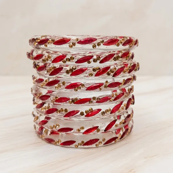 Red_And_Gold_Glass_Bangles_Set_For_Women