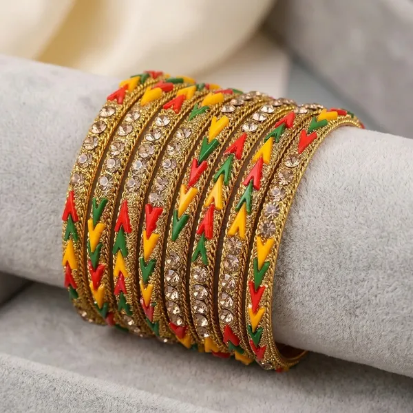 Multicolor_Glass_Bangles_Set_For_Women
