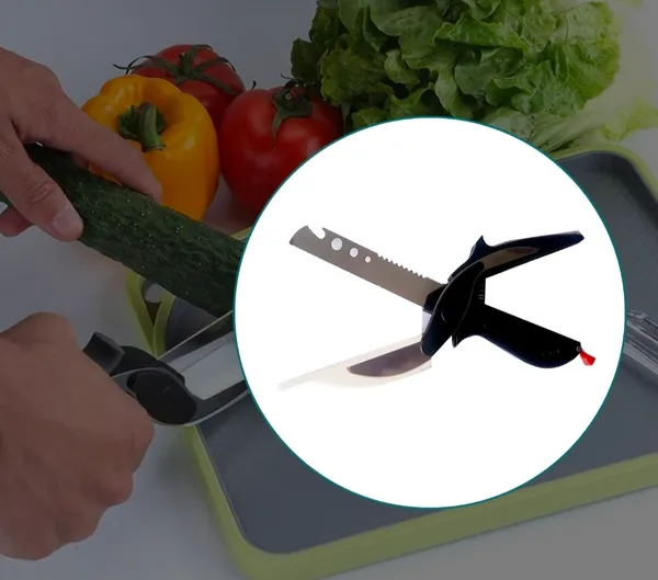 2-in-1_Clever_Cutter_–_Multipurpose_Vegetable_Chopper_with_Built-in_Cutting_Board