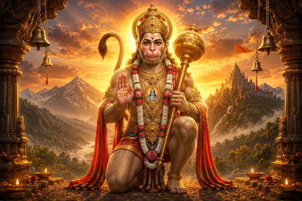 Hanuman_Ji_Strength_And_Devotion_Framed_Canvas_Wall_Art_|_Premium_Hd_Print
