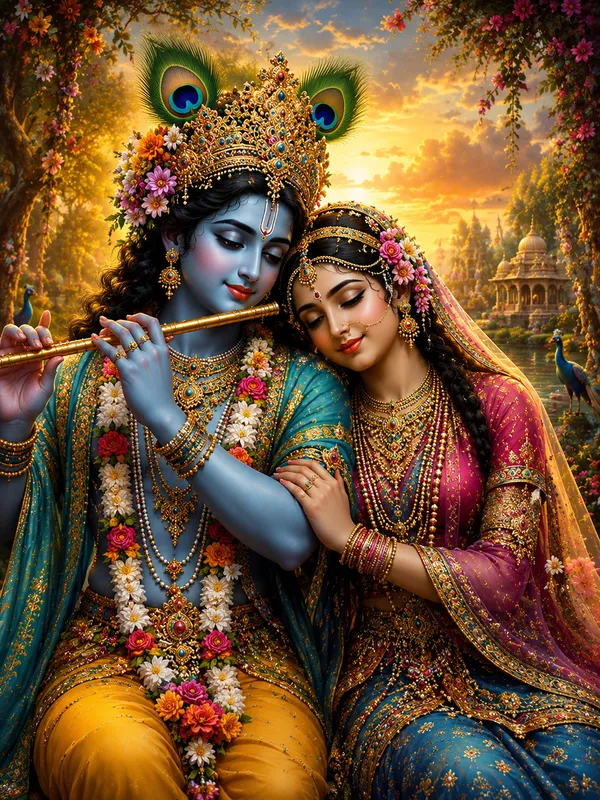 Divine_Harmony_Radha_Krishna_Framed_Canvas_Wall_Art_|_Premium_Hd_Print