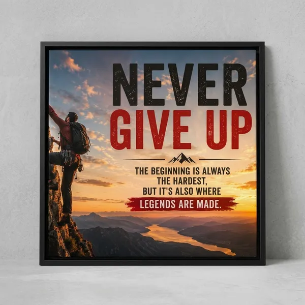 Never_Give_Up_Motivation_Poster_Framed_Canvas_Wall_Art_|_Premium_Hd_Print