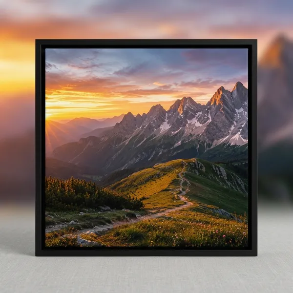 Mountain_Sunrise_Nature_View_Framed_Canvas_Wall_Art_|_Premium_Hd_Print