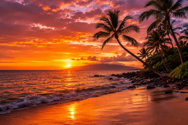Sunset_Beach_Relaxing_Artwork_Framed_Canvas_Wall_Art_|_Premium_Hd_Print