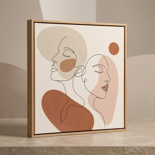 Minimalist_Faces_Modern_Artwork_Framed_Canvas_Wall_Art_|_Premium_Hd_Print