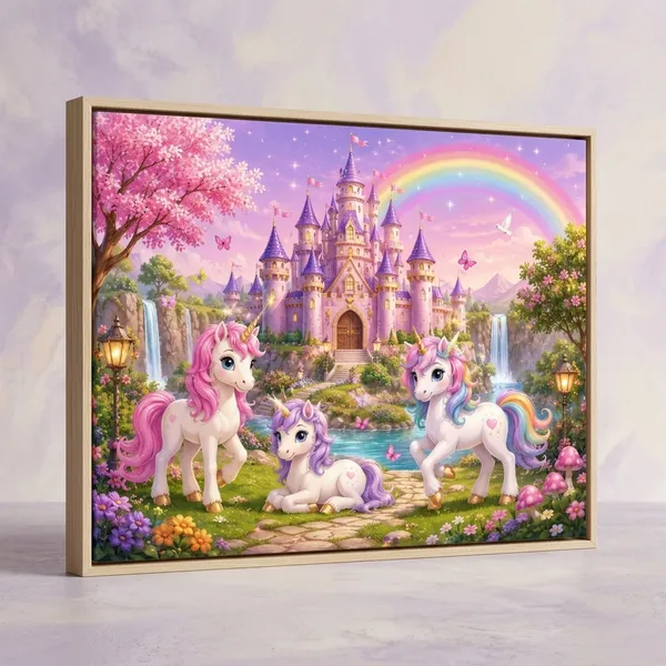 Magical_Unicorn_Castle_Poster_Fantasy_Wall_Art_For_Kids