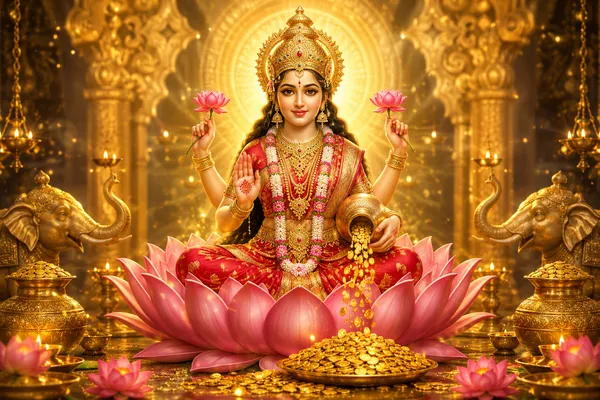 Lakshmi_Prosperity_Art_Framed_Canvas_Wall_Art_|_Premium_Hd_Print