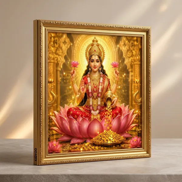 Lakshmi_Prosperity_Art_Framed_Canvas_Wall_Art_|_Premium_Hd_Print