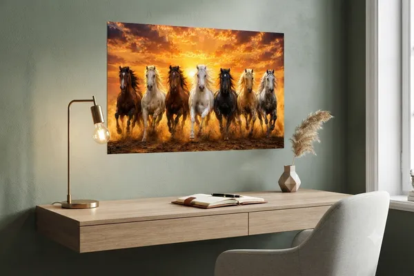 Seven_Running_Horses_Vastu_Art_|_A3_Size_HD_Printed_Sticker_Poster