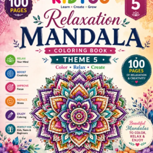 Relaxation_Mandala_Art_Theme_5,_50_Unique_Mandala_Designs_For_Mindful_Coloring_Relaxation_Creativity