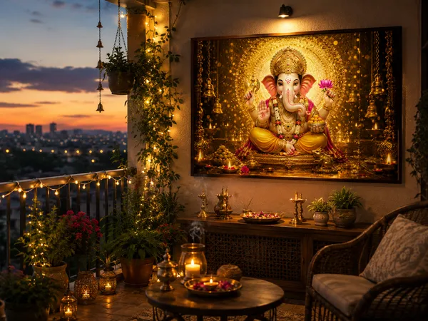 Golden_Blessings_Lord_Ganesha_Framed_Canvas_Wall_Art_|_Premium_Hd_Print