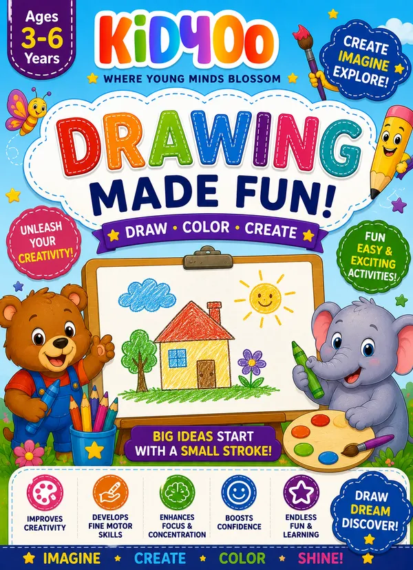 Premium_Drawing_Activity_Workbook_For_Kids_Age_3-6_Years_|_100+_Pages_|_Designed_Using_Preschool_Learning_Principles_|_Learn_To_Draw_With_Grids,_Complete_The_Picture,_Picture_Tracing,_Observation_Skills,_Creativity_Building_And_Early_Learning_Development