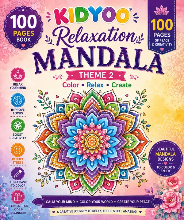 Relaxation_Mandala_Art_Theme_2_100_Unique_Mandala_Designs_For_Mindful_Coloring_Relaxation_Creativity