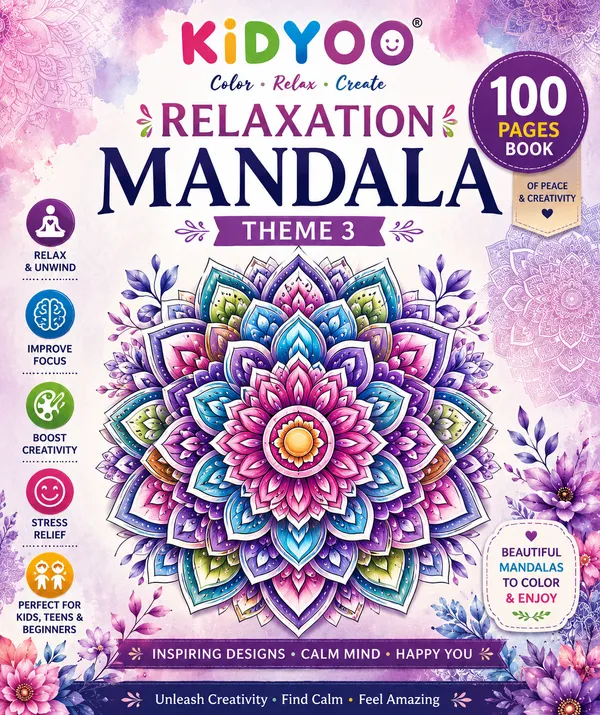Relaxation_Mandala_Art_Theme_3_100_Unique_Mandala_Designs_For_Mindful_Coloring_Relaxation_Creativity