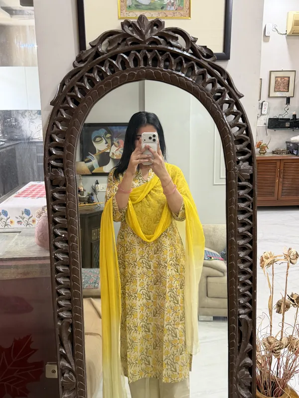pure_cotton_yellow_straight_suit_set