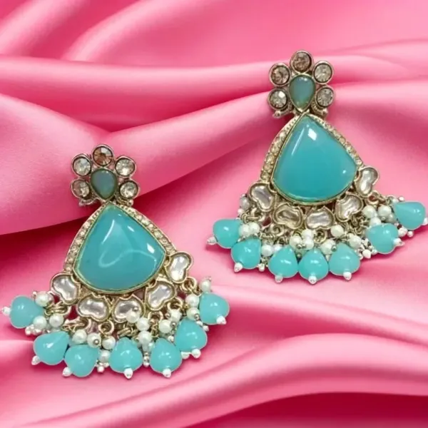 Turquoise_Gold_Kundan_Chandbali_Earrings_For_Women